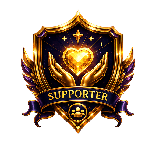 Supporter badge
